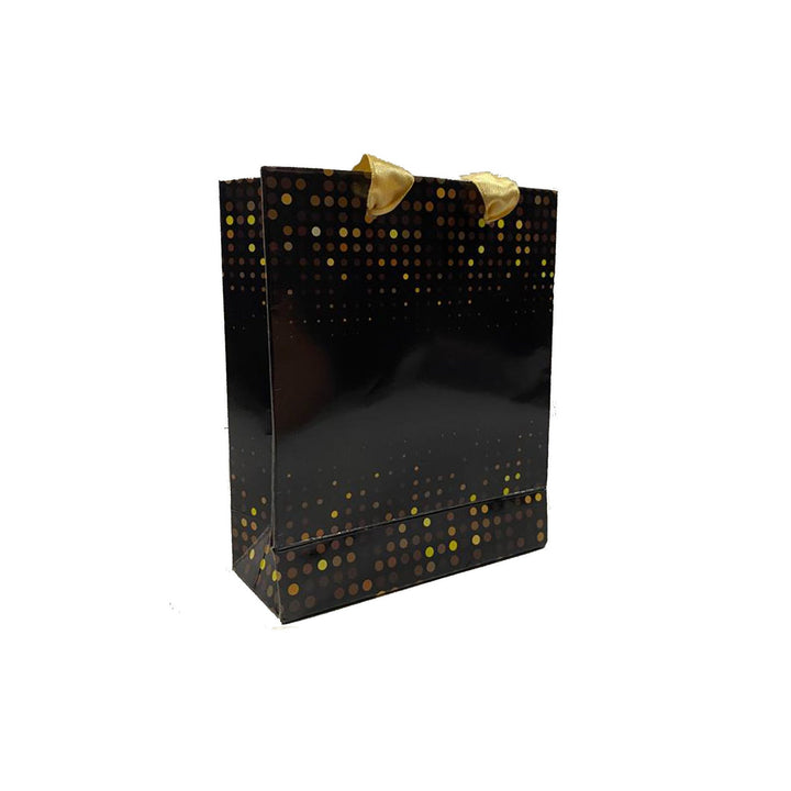 Gloss Laminated Modern Design, Ribbon Handle Paper Bags - BOX FOR BRITAIN