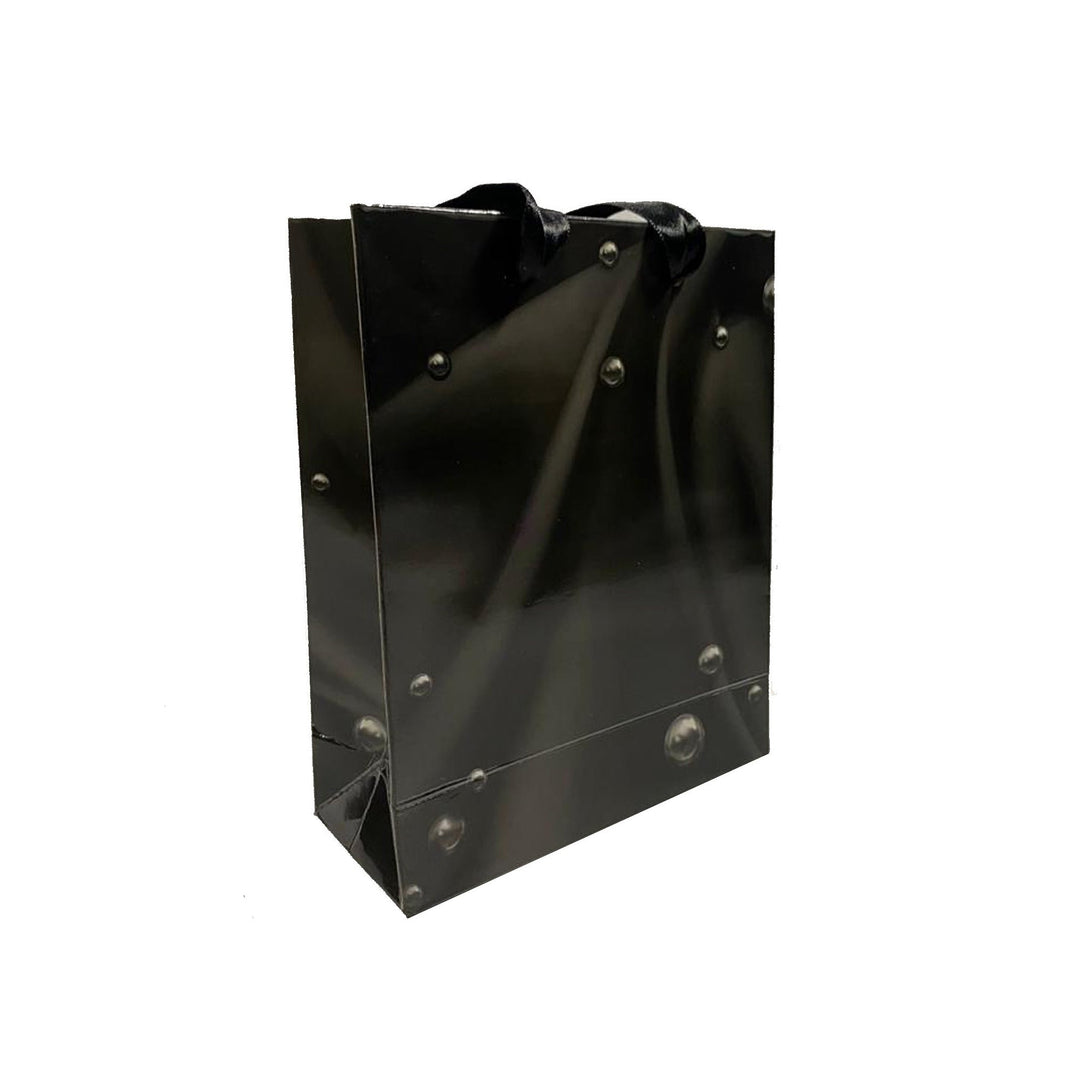 Gloss Laminated Modern Design, Ribbon Handle Paper Bags - BOX FOR BRITAIN