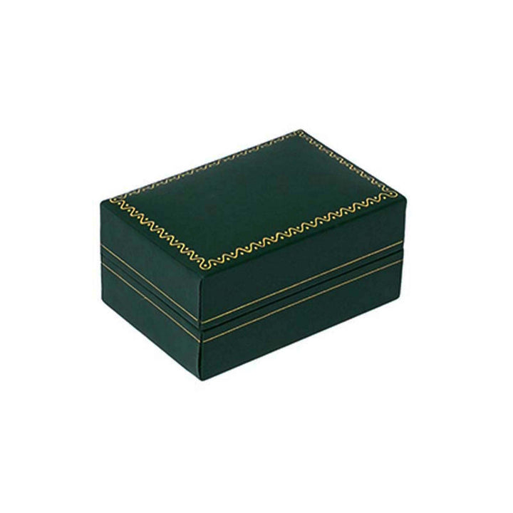 Leatherette Cufflink Double Ring Box - BOX FOR BRITAIN