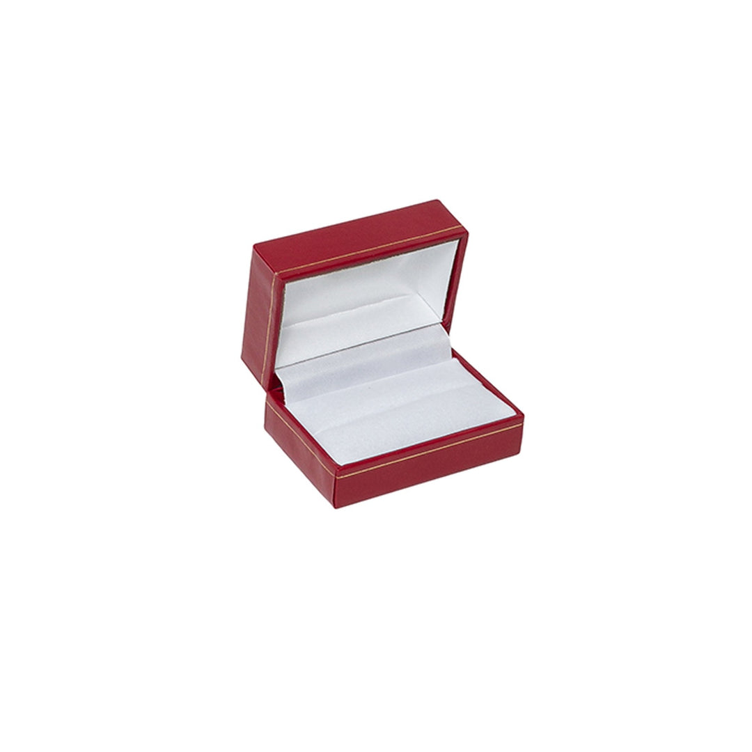 Leatherette Cufflink Double Ring Box - BOX FOR BRITAIN