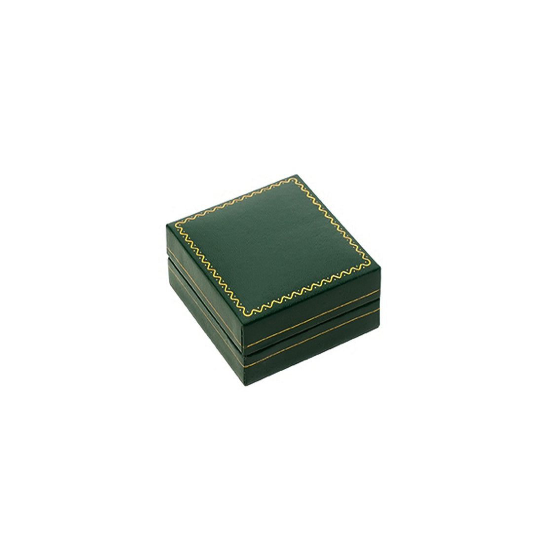 Leatherette Pendant Box Green - BOX FOR BRITAIN