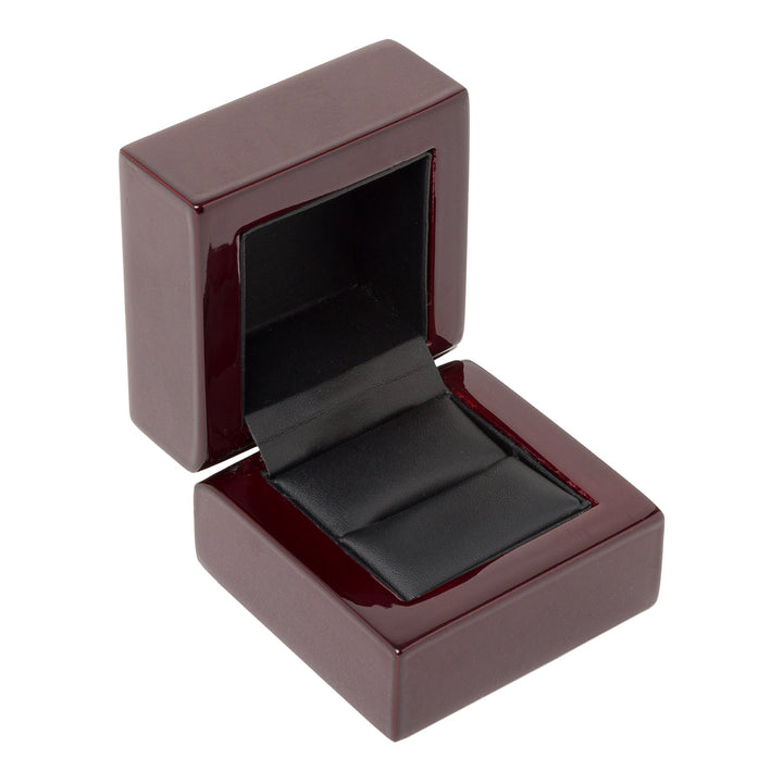 Premium Glossy Rosewood Ring Box - BOX FOR BRITAIN