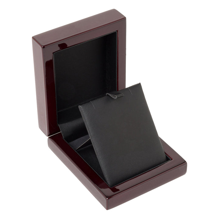 Premium Glossy Rosewood Wooden Necklace, Pendant Box - BOX FOR BRITAIN