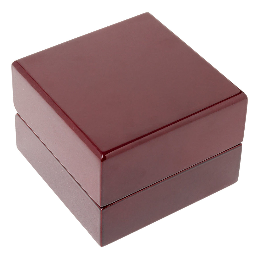 Premium Glossy Rosewood Wooden Watch Bangle Pillow Box - BOX FOR BRITAIN