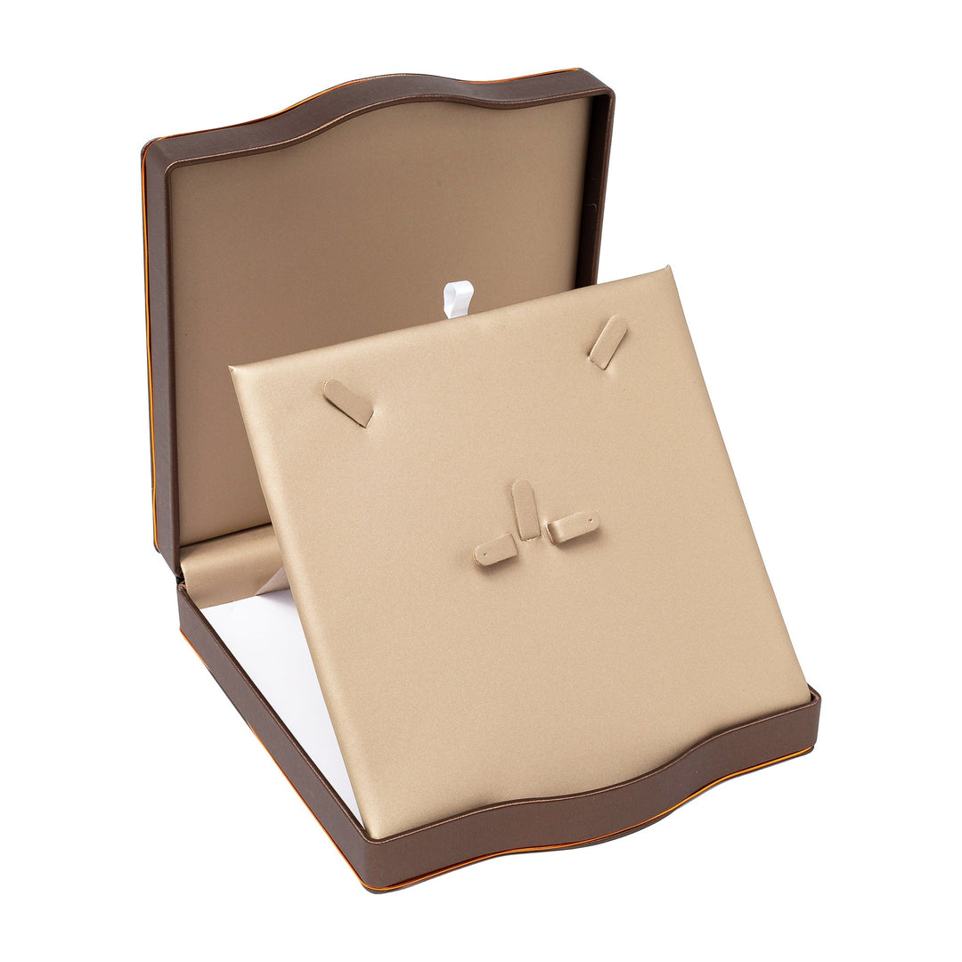 Rose Gold Trim Set Box Brown - BOX FOR BRITAIN